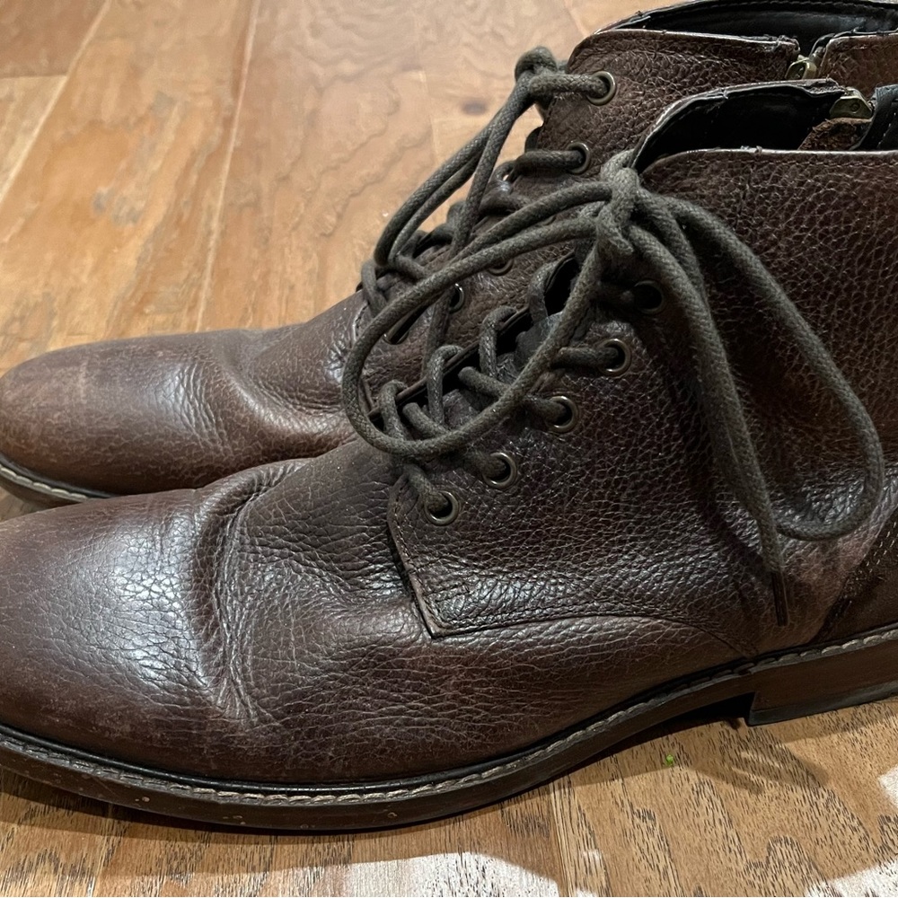 Mango Leather boots